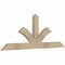 Ekena Millwork Richland Rough Sawn Timber Gable Bracket, Douglas Fir, 60"W x 22"H x 2"D x 4"F, 9/12 Pitch GBW060X22X0204RIC00RDF - alternate 4